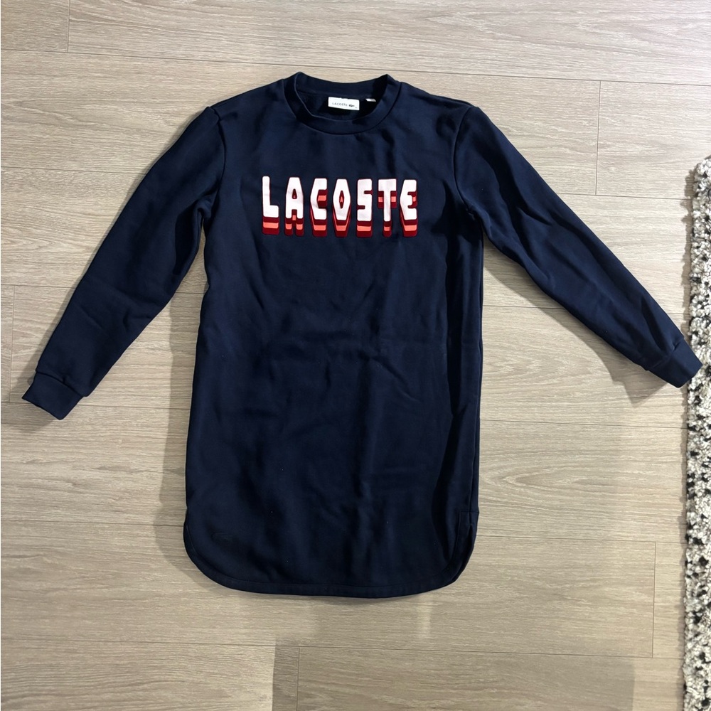 Lacoste Navy Long Sleeve Top